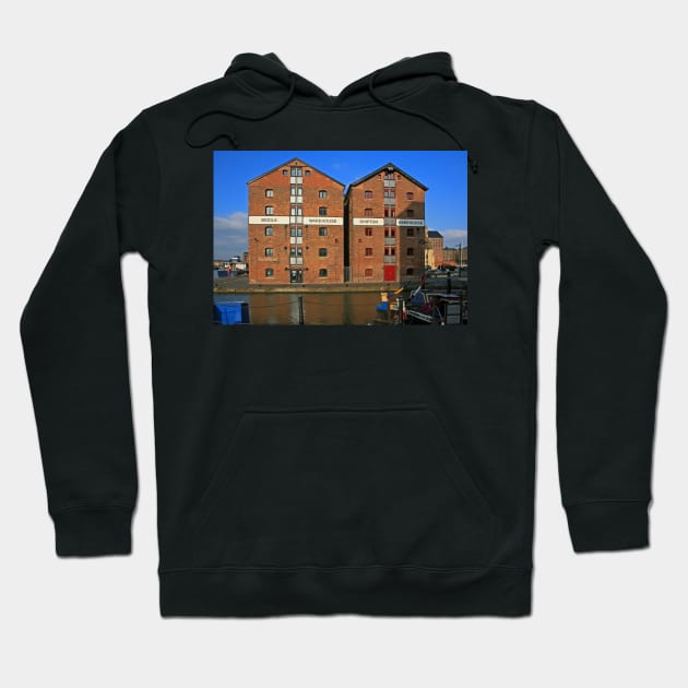 Gloucester Docks Hoodie by RedHillDigital